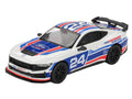Ford Mustang Dark Horse #24 "Ford Performance Racing School" White with Red and Blue Graphics Limited Edition 1/64 Diecast Model Car by Mini GT