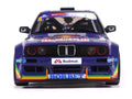 2023 BMW E30 V8 Drift "Red Bull Driftbrothers" Blue and Silver with Graphics Limited Edition to 3000 pieces Worldwide 1/18 Model Car by Otto Mobile