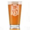 19th Hole Sign - 16 Ounce Pint Glass