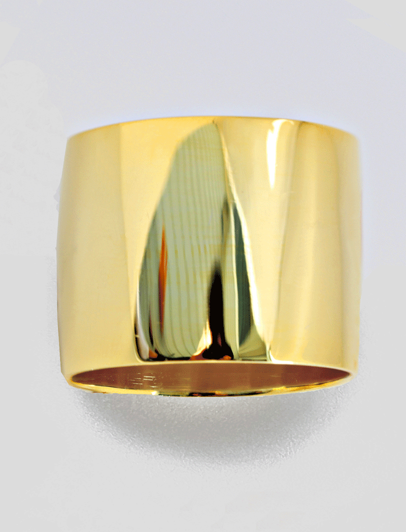 RICH Chunky Wide Cigar Band Ring