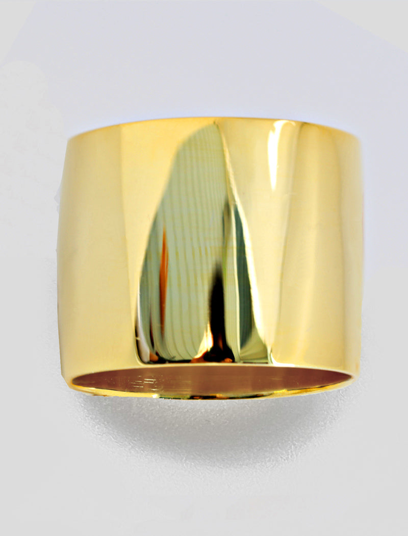 RICH Chunky Wide Cigar Band Ring