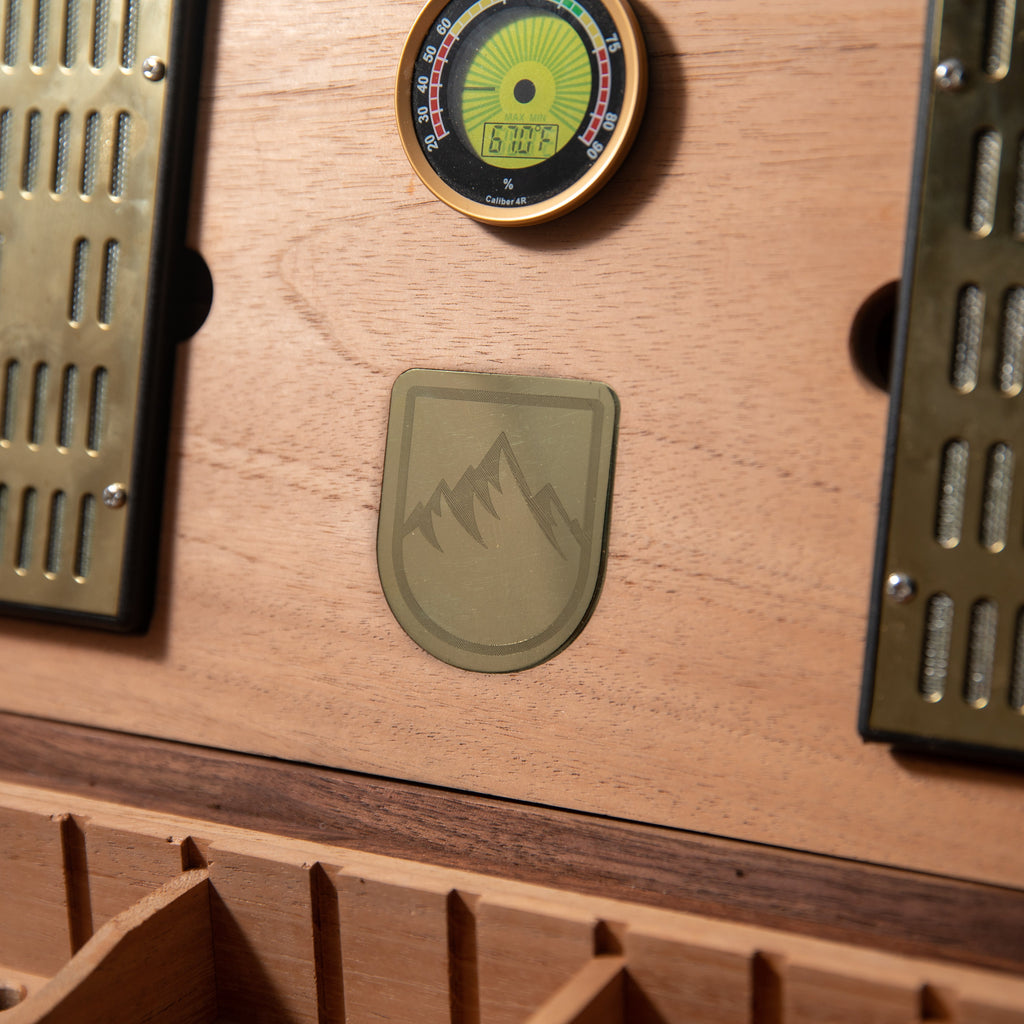 Cigar Humidor - Wenge with Spanish Cedar Lining - 80 Capacity