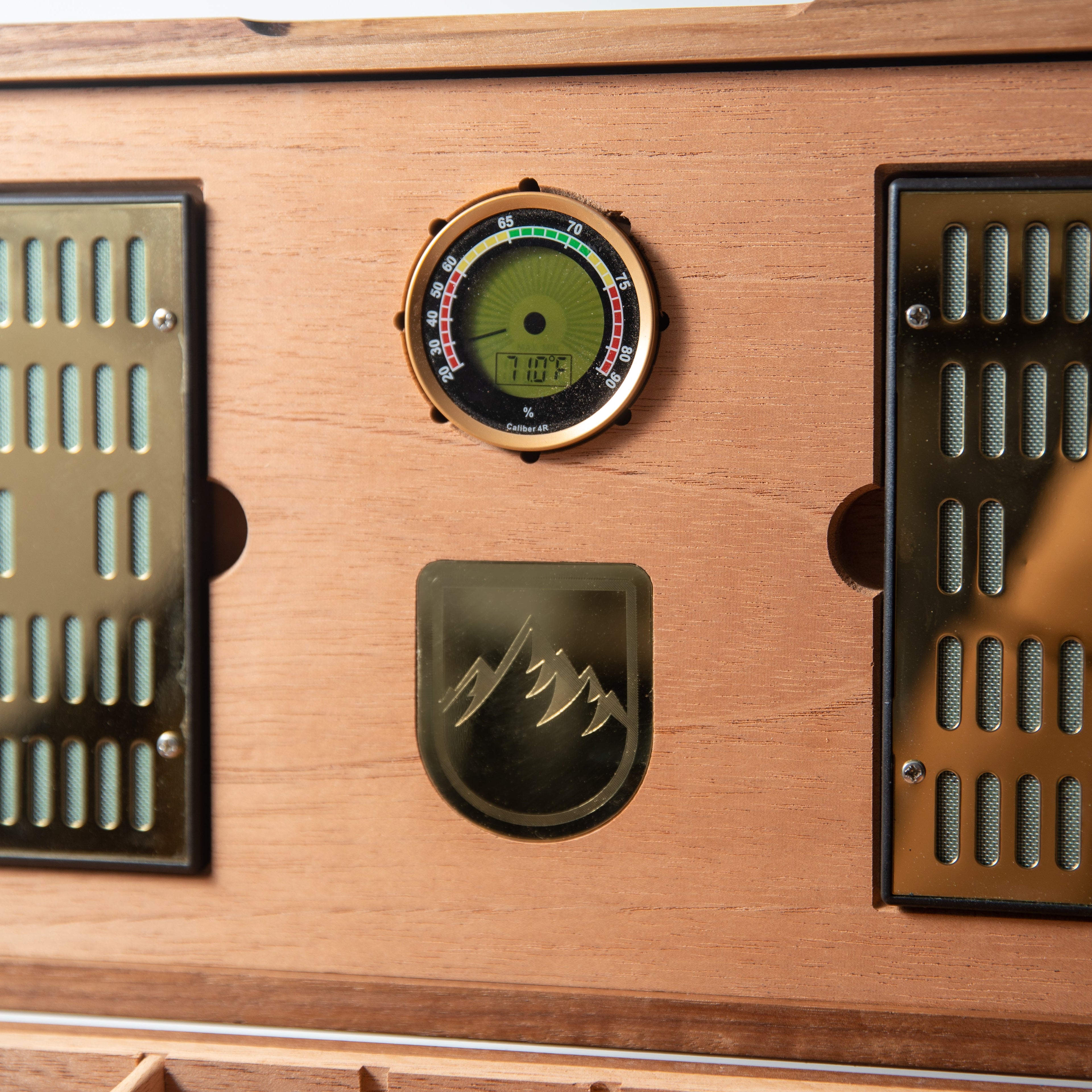 Cigar Humidor - Lacewood with Spanish Cedar Lining - 80 Capacity