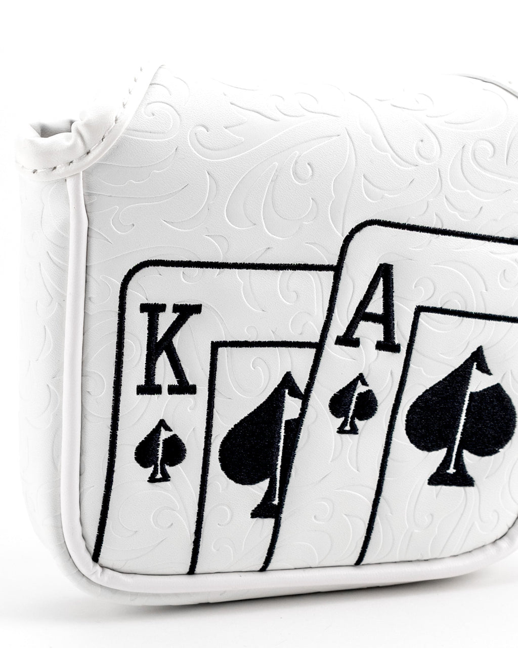 White Ace of Spades Mallet Putter Cover
