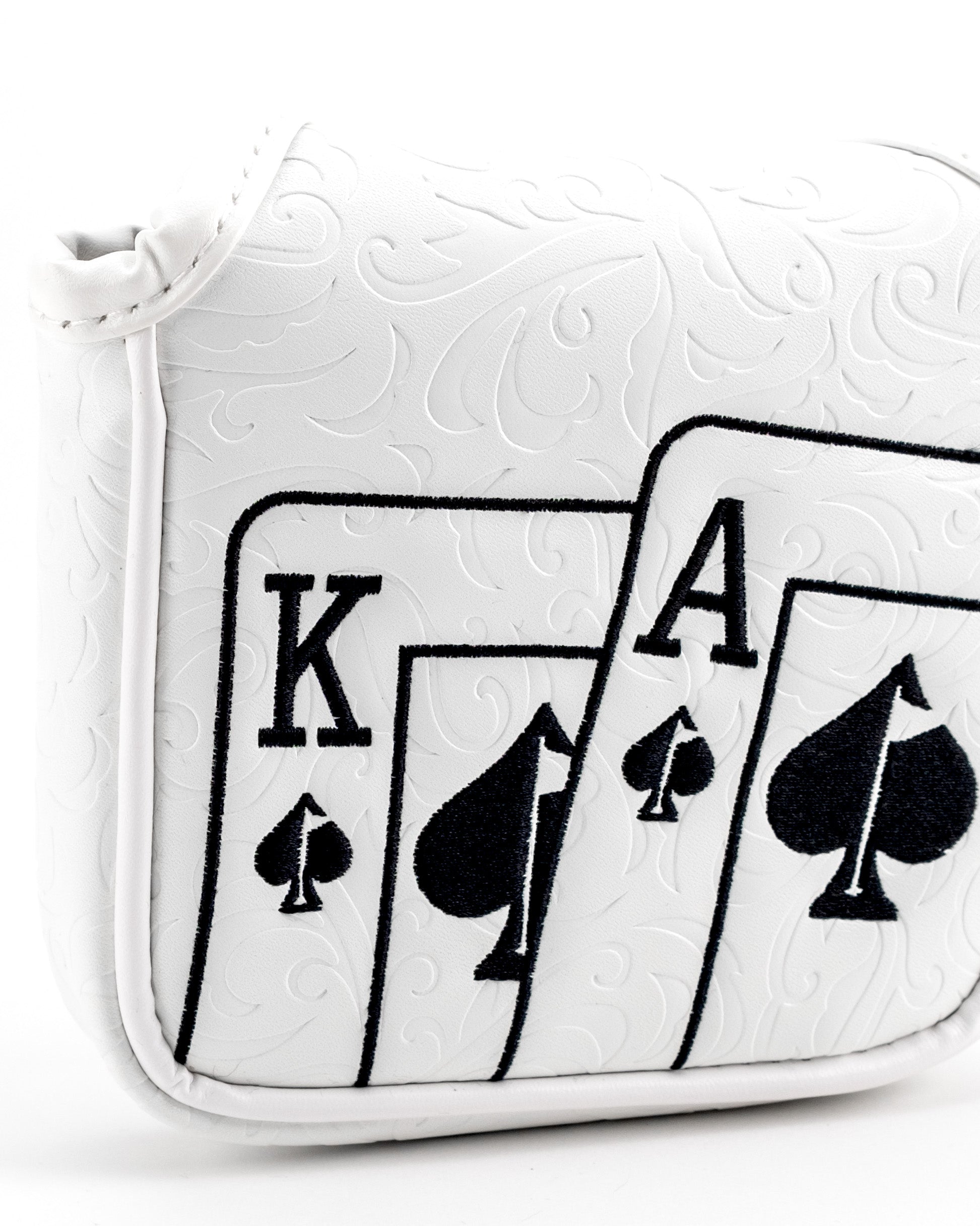White Ace of Spades Mallet Putter Cover
