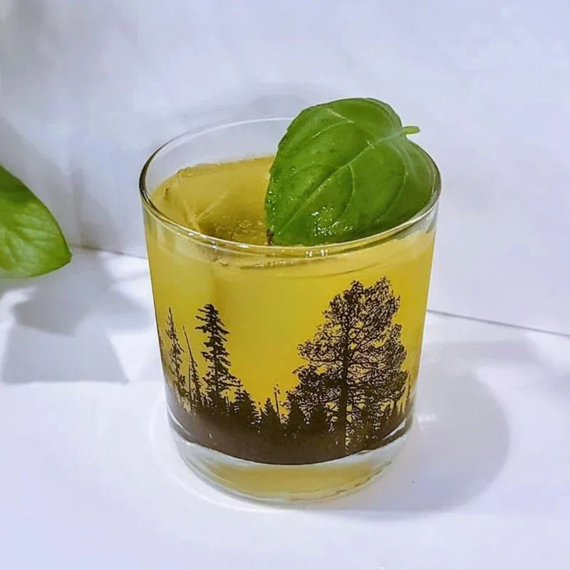 Dlight Decor 300ml Forest Animal Whiskey Glass for Nature Lovers