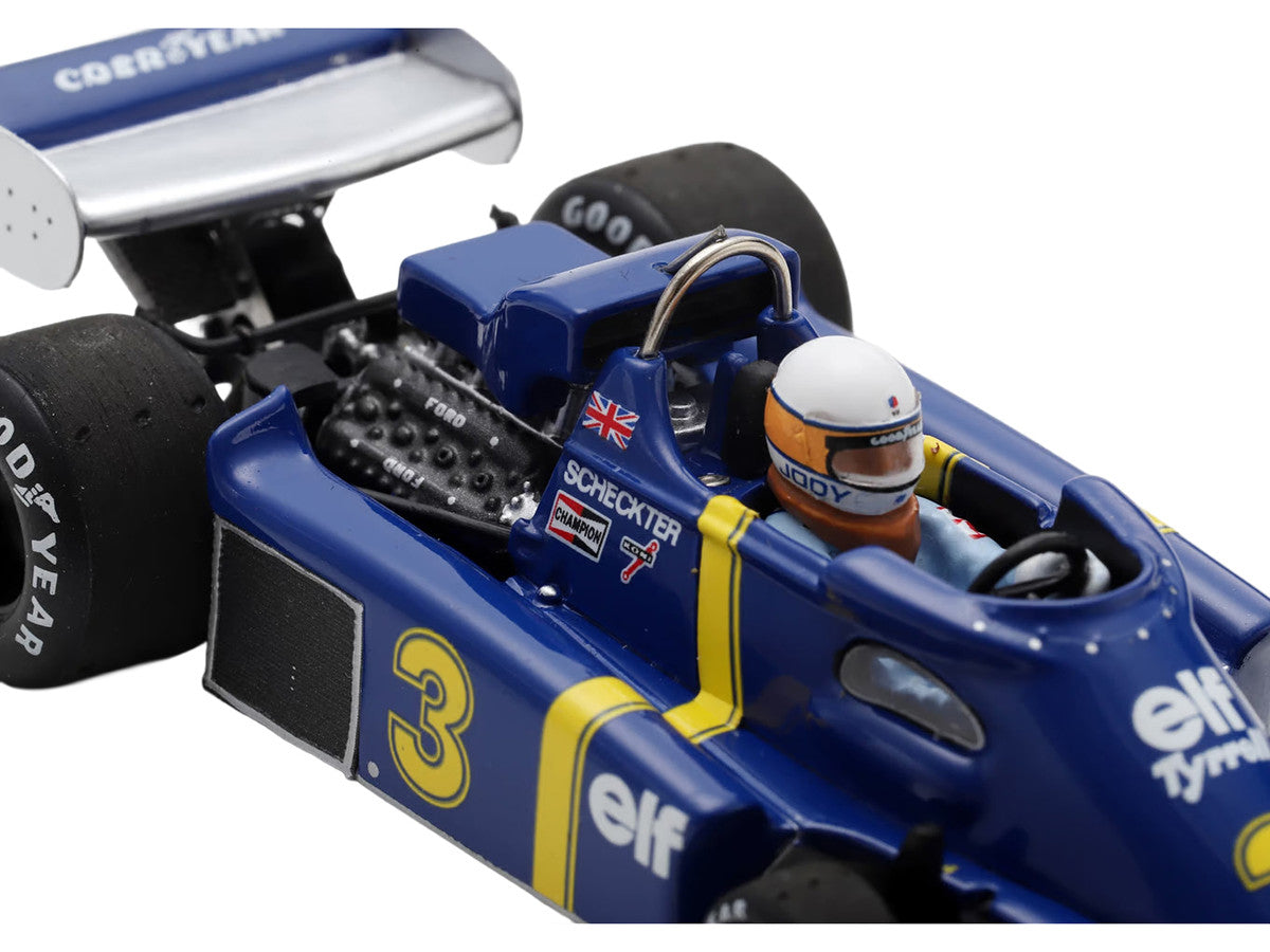 Tyrrell P34 #3 Jody Scheckter Formula One F1 "Belgian GP" (1976) with Driver 1/43 Model Car by Spark