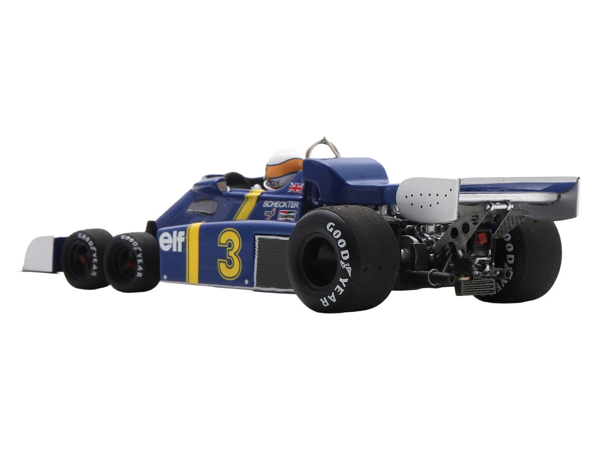 Tyrrell P34 #3 Jody Scheckter Formula One F1 "Belgian GP" (1976) with Driver 1/43 Model Car by Spark