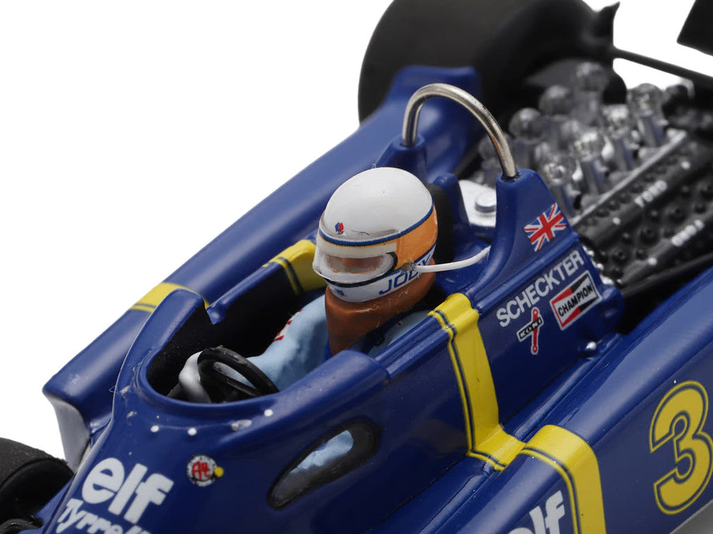 Tyrrell P34 #3 Jody Scheckter Winner Formula One F1 "Swedish GP" (1976) with Driver 1/43 Model Car by Spark