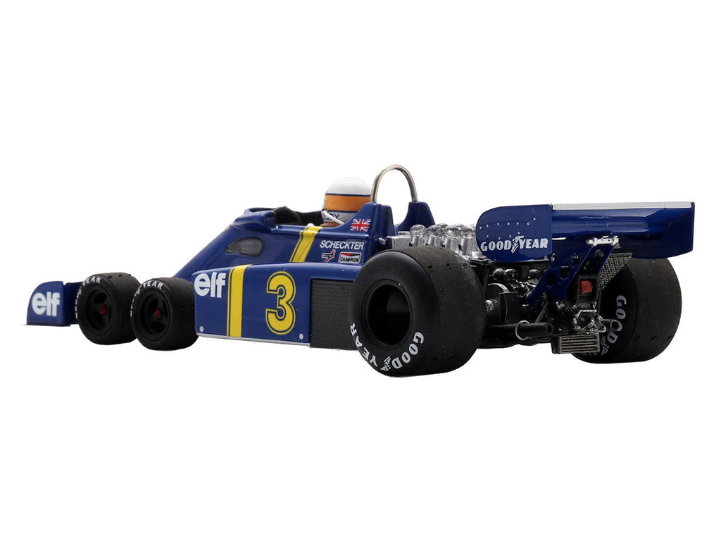 Tyrrell P34 #3 Jody Scheckter Winner Formula One F1 "Swedish GP" (1976) with Driver 1/43 Model Car by Spark