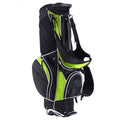 Golf Stand Cart Bag, 6-Way Divider, 8 Pockets, Green