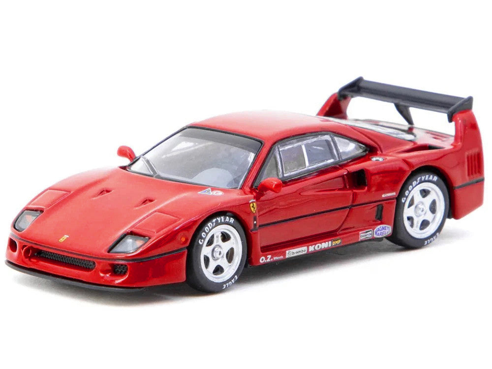 Ferrari F40 Red "Road64" Series 1/64 Diecast Model Car by Tarmac Works
