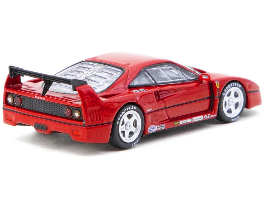 Ferrari F40 Red "Road64" Series 1/64 Diecast Model Car by Tarmac Works