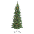 9 Foot Narrow Augusta Pine - Multicolor Lights
