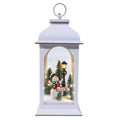 Battery Operated Lighted USB Snowmen With Lamppost