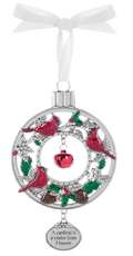 Jingle Bell Ornament - A Cardinal Is A Visitor From Heaven