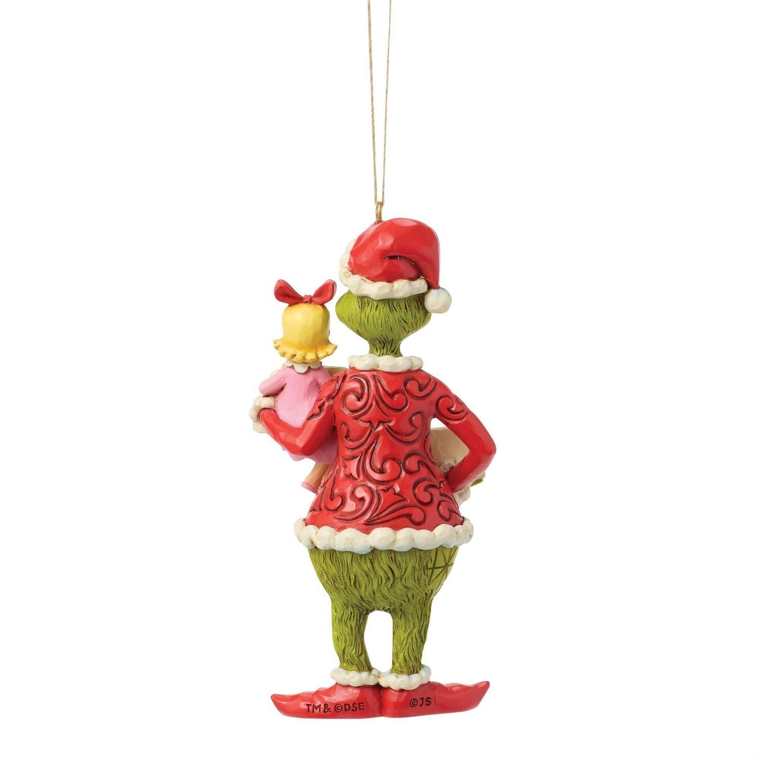 Grinch and Cindy Lou with Sign Ornament