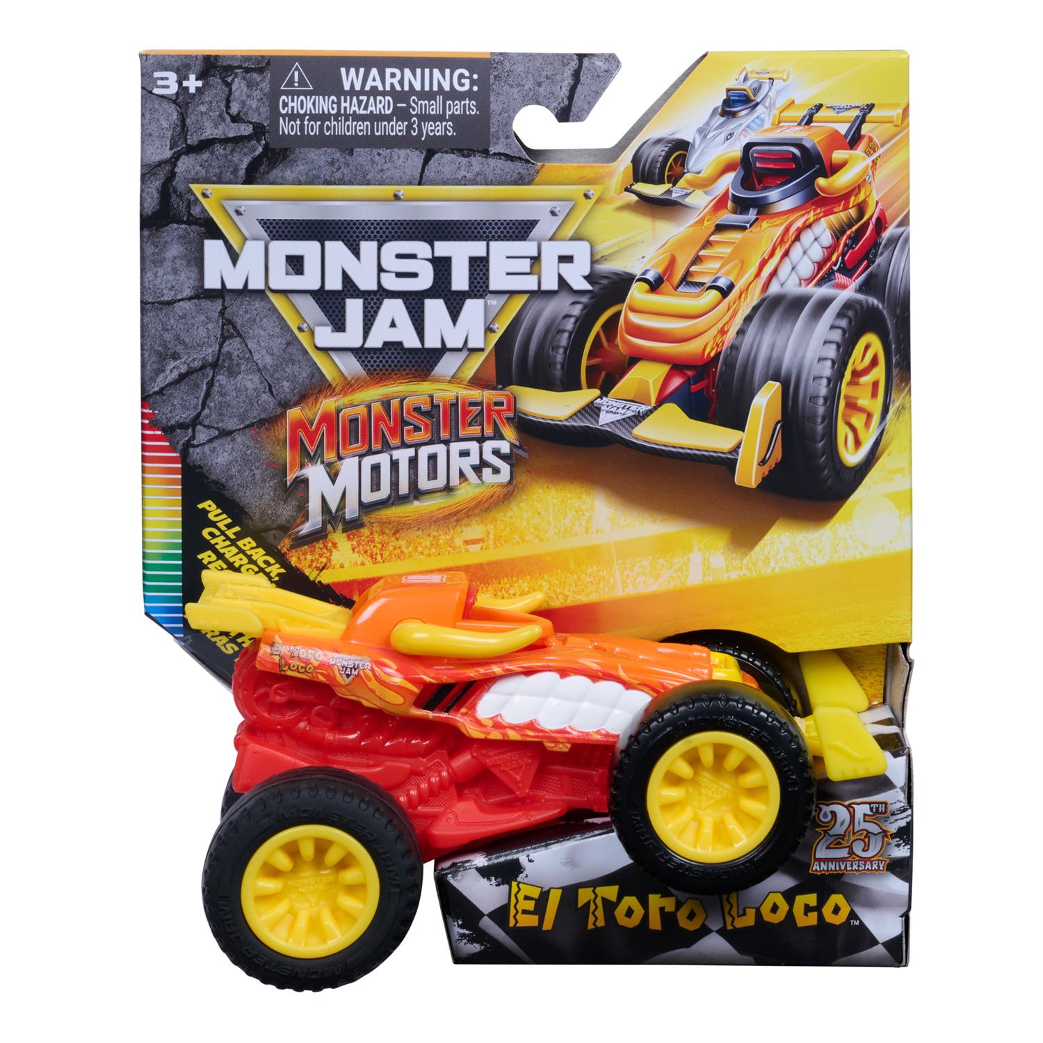 Monster Jam Monster Motors, 1:64 Rev Up Monster Truck - El Toro Loco