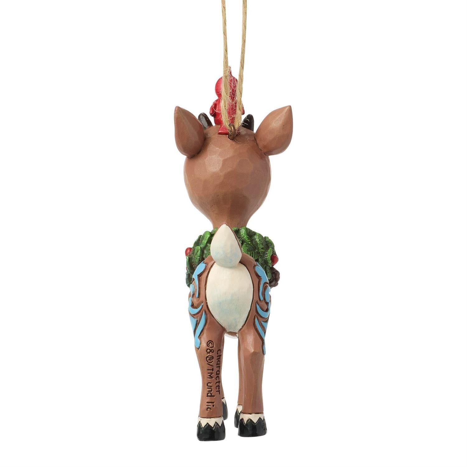 Rudolph with Wreath Ornament