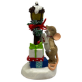 Caroling Mouse Figurine