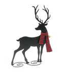 Metal Reindeer Silhouette - Looking Back