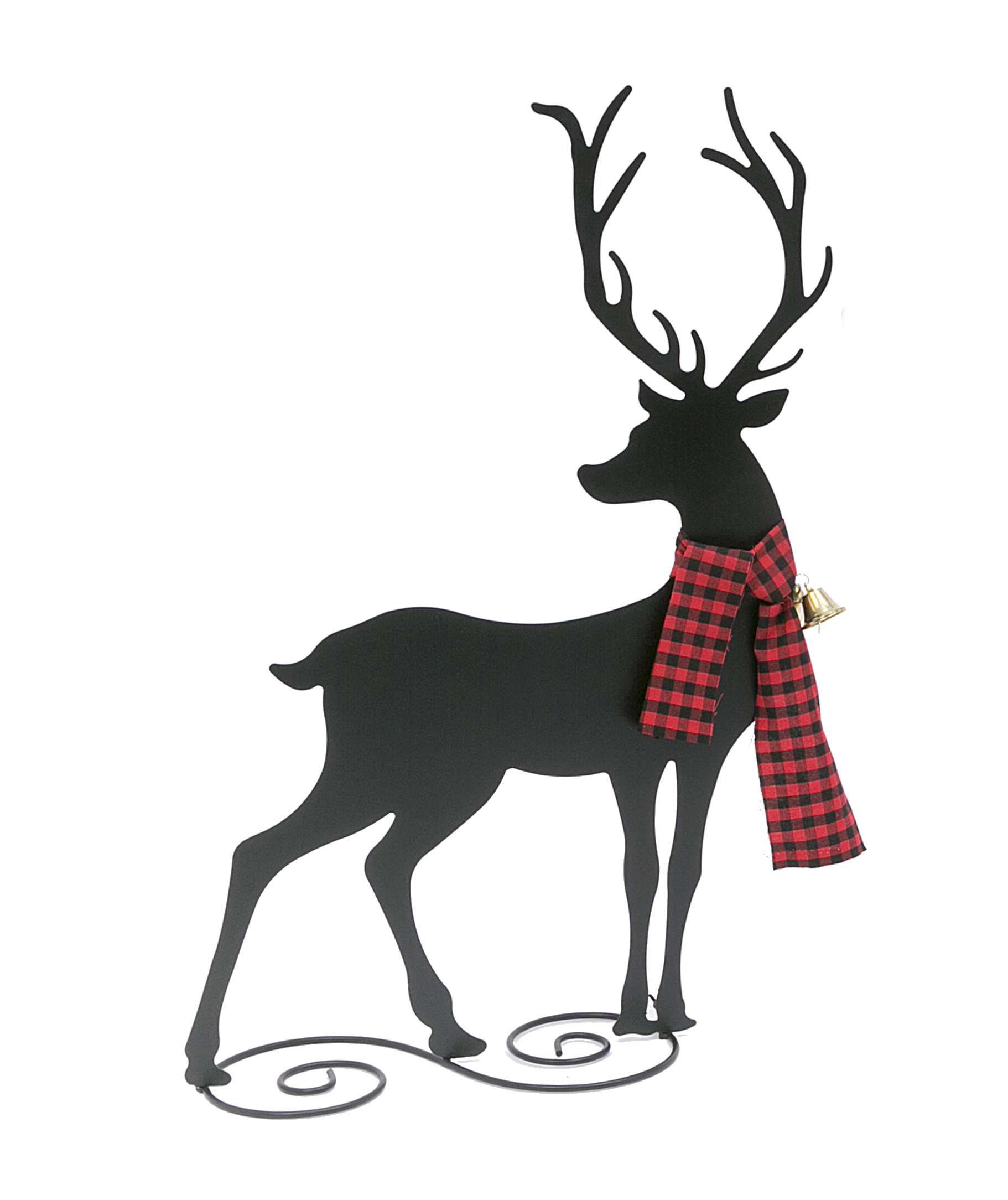 Metal Reindeer Silhouette - Looking Back