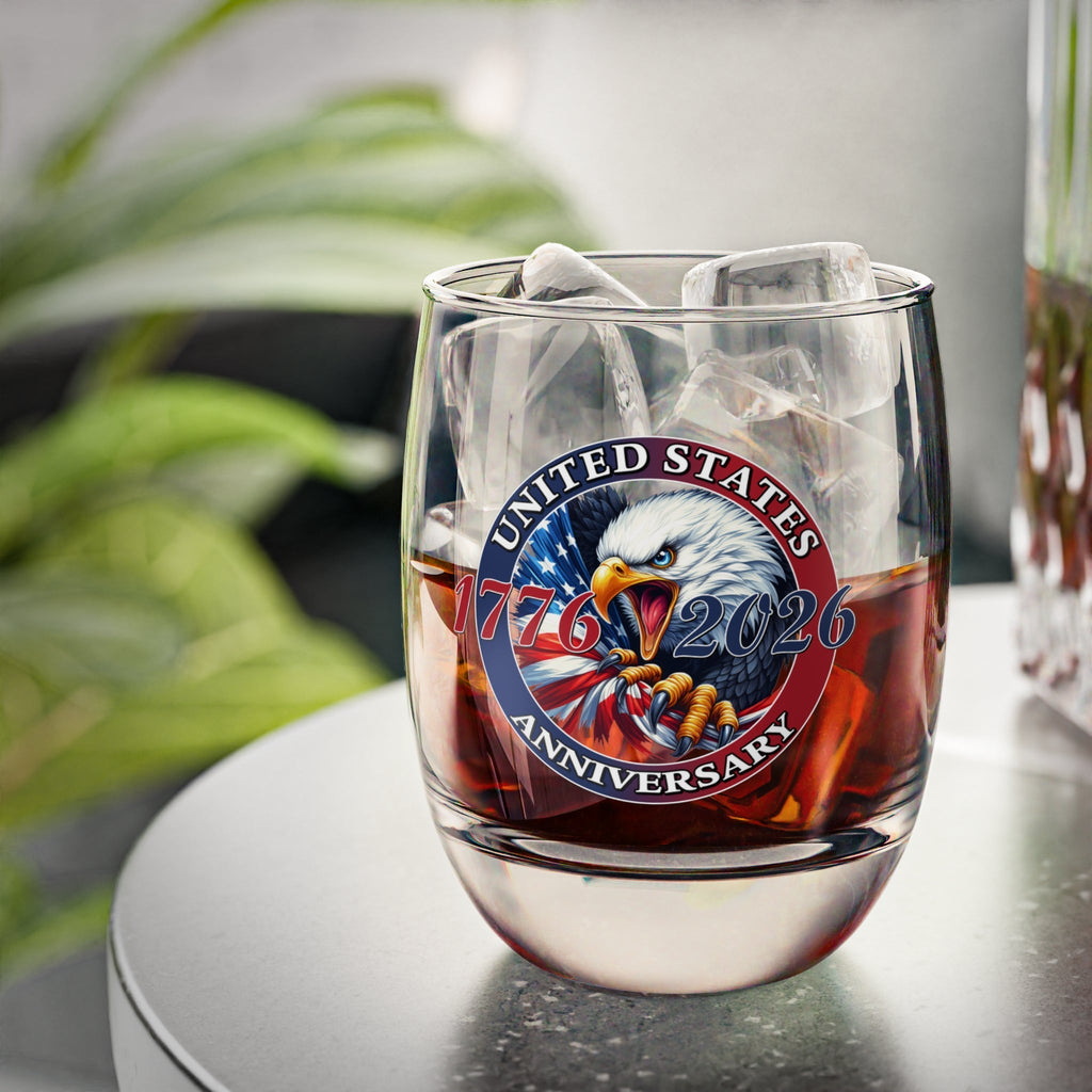 Patriotic Eagle 6 oz Whiskey Glass, 1776–2026 Edition