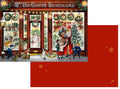 Victorian Christmas Storefront Advent Calendar Card