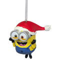 Minions Bob in a Santa Hat Ornament