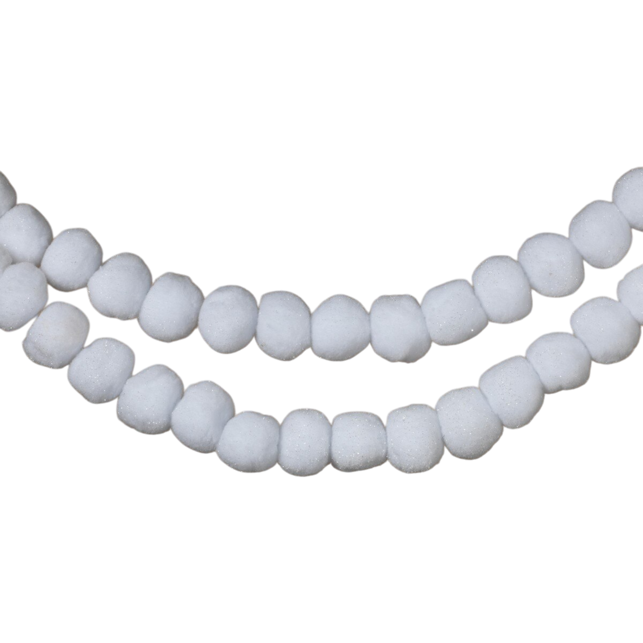 Snowball Garland - 72 Inches Long