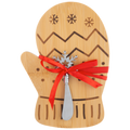 Cozy Mitten Holiday Serving Board with Spreader