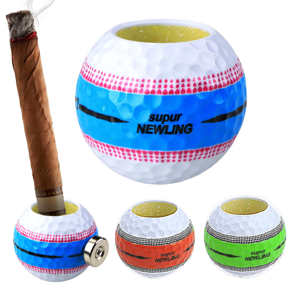 THE GOLFER STORE Cigar Holder Golf Cart Cigar Holder Portable Magnetic Cigar Holder - Cigar Accessories (Blue)