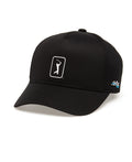 PGA TOUR Mens Standard Mesh Golf Hat Caviar One Size