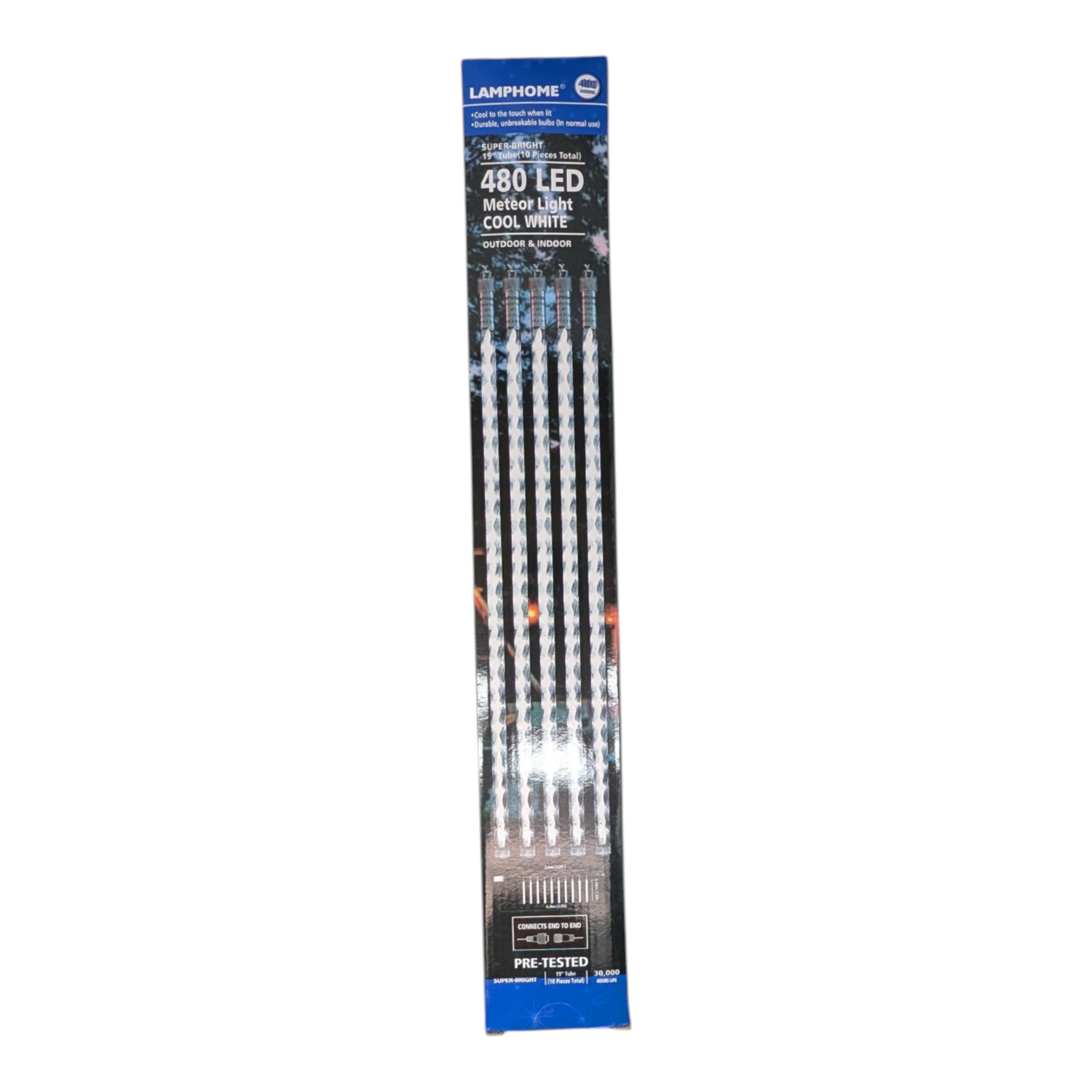 Meteor Lighting - 480 LED 10 Piece Set – Cool White
