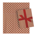 Glitter Embossed Roll Wrap - 30" x 120" - Poinsettia Petals