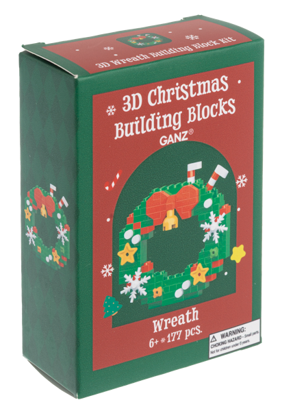 3D Christmas Building Block - Wreath