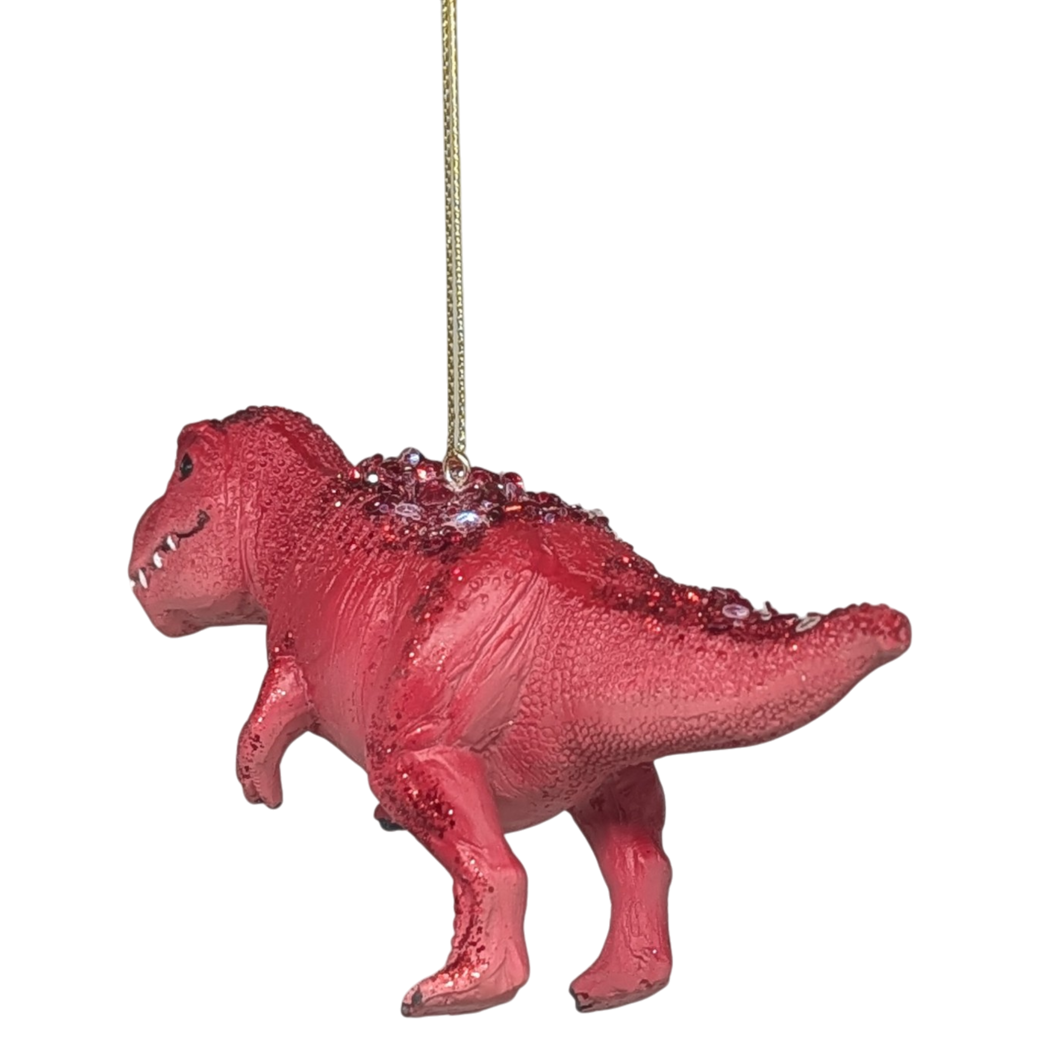 Red T-Rex Dinosaur Ornament