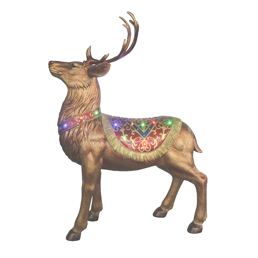Lighted 48 inch Reindeer Statue