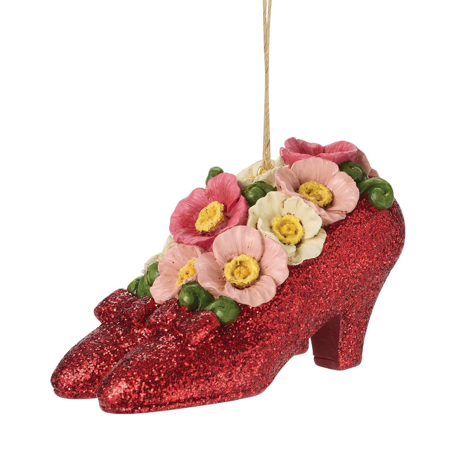 Dorothy's Ruby Slippers in Full Bloom - Ornament