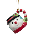 Holiday Icon Mug Ornament - Snowman