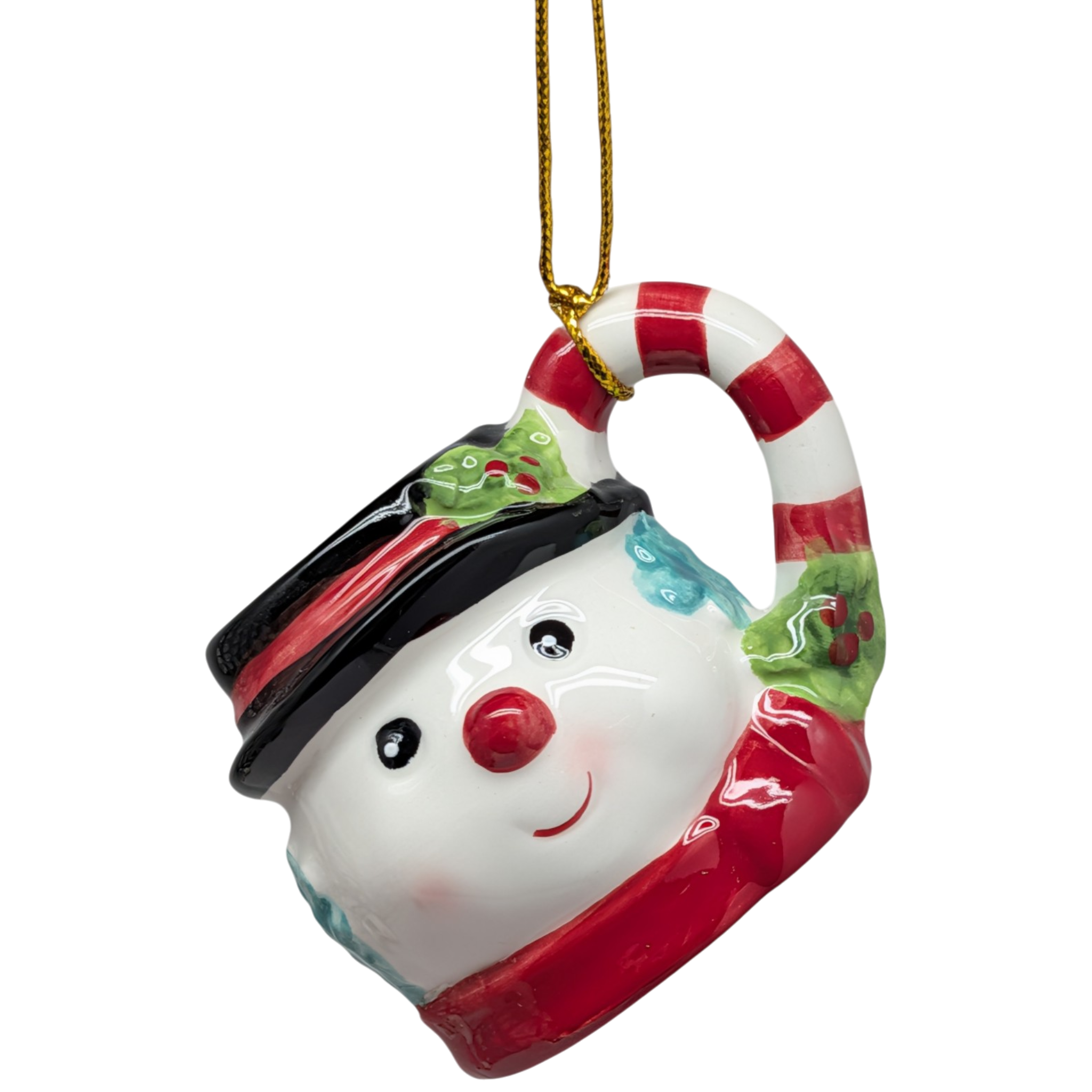 Holiday Icon Mug Ornament - Snowman