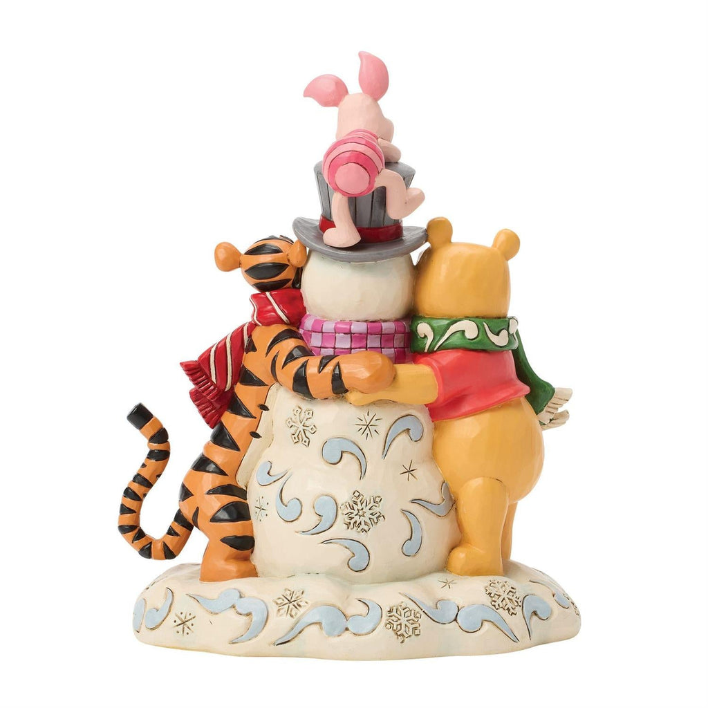 A Chilly Creation - Pooh & Friends Snowman Figurine