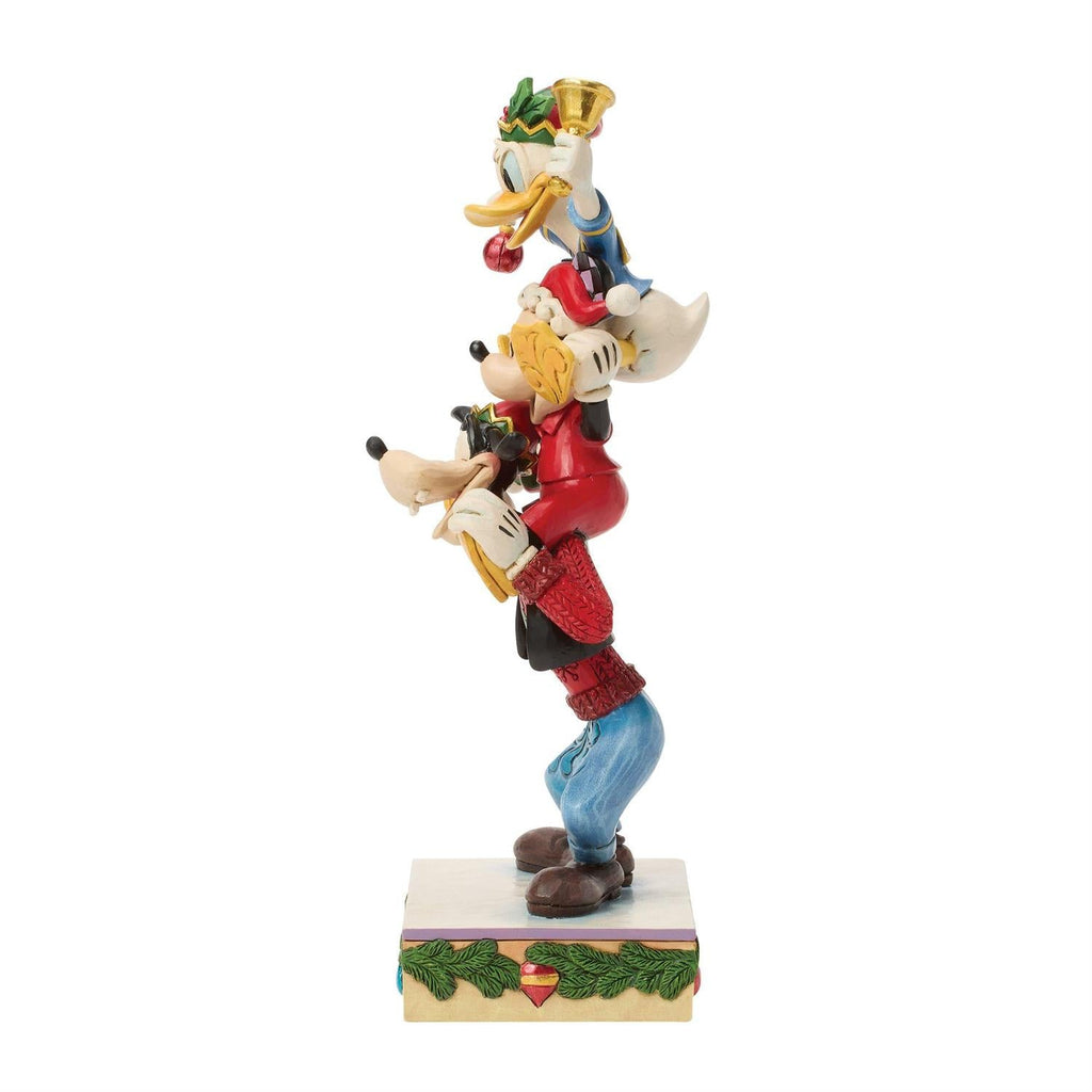 Mickey Donald Goofy Stacked Figurine – Disney Traditions