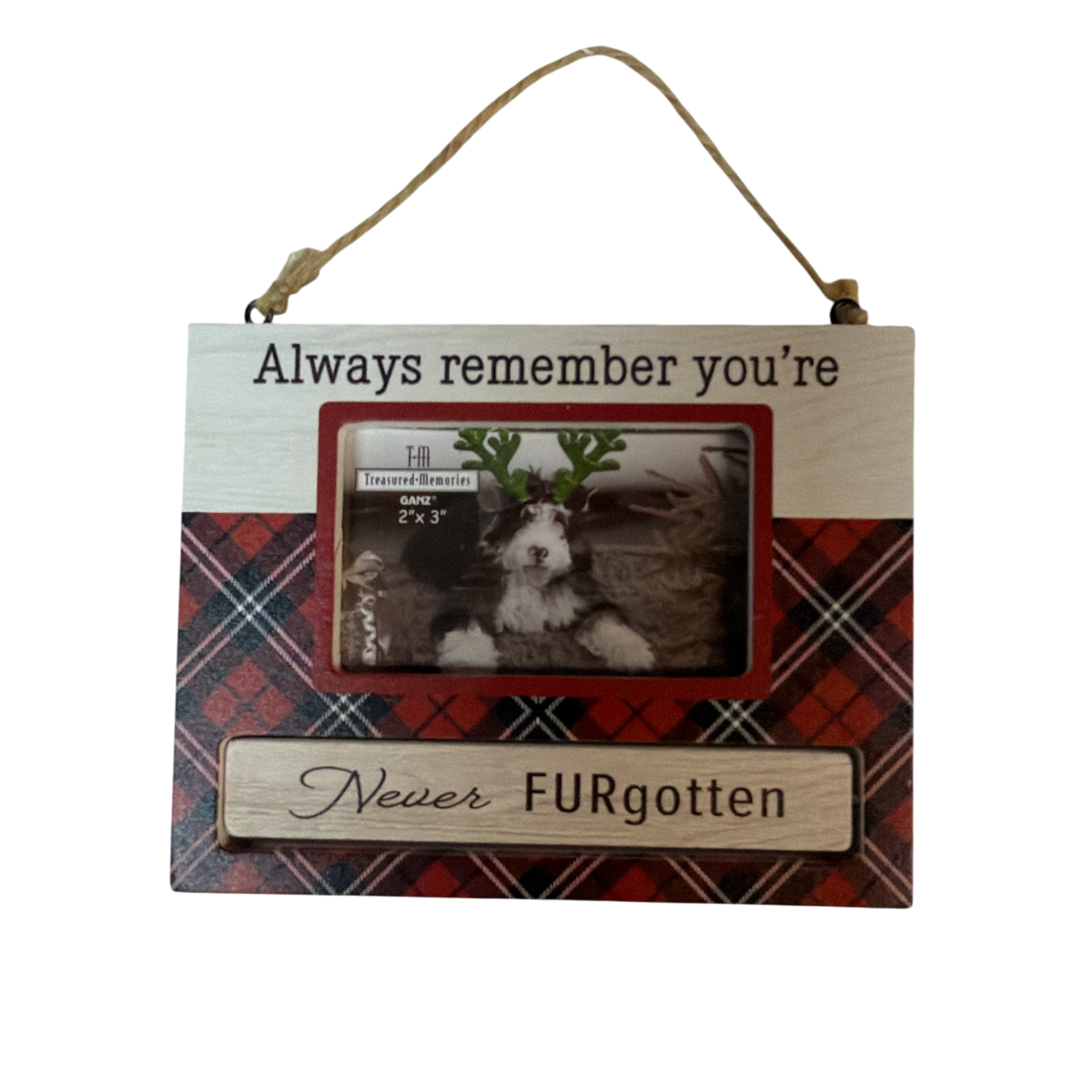 Pet Photo Frame Ornament - Always Remember