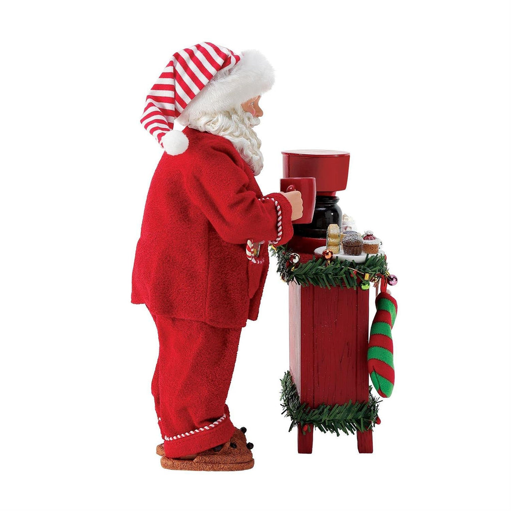 But First Coffee - Santa Figurine