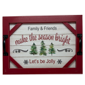 Wood Christmas Tree Farm Tray / Sign
