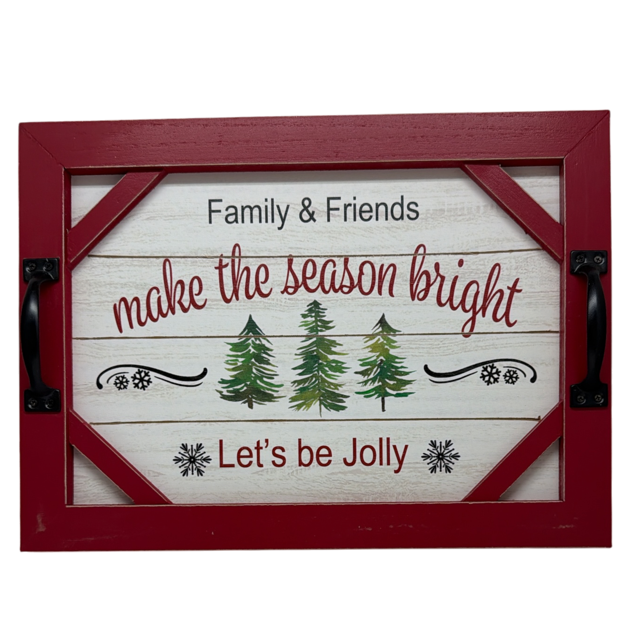 Wood Christmas Tree Farm Tray / Sign