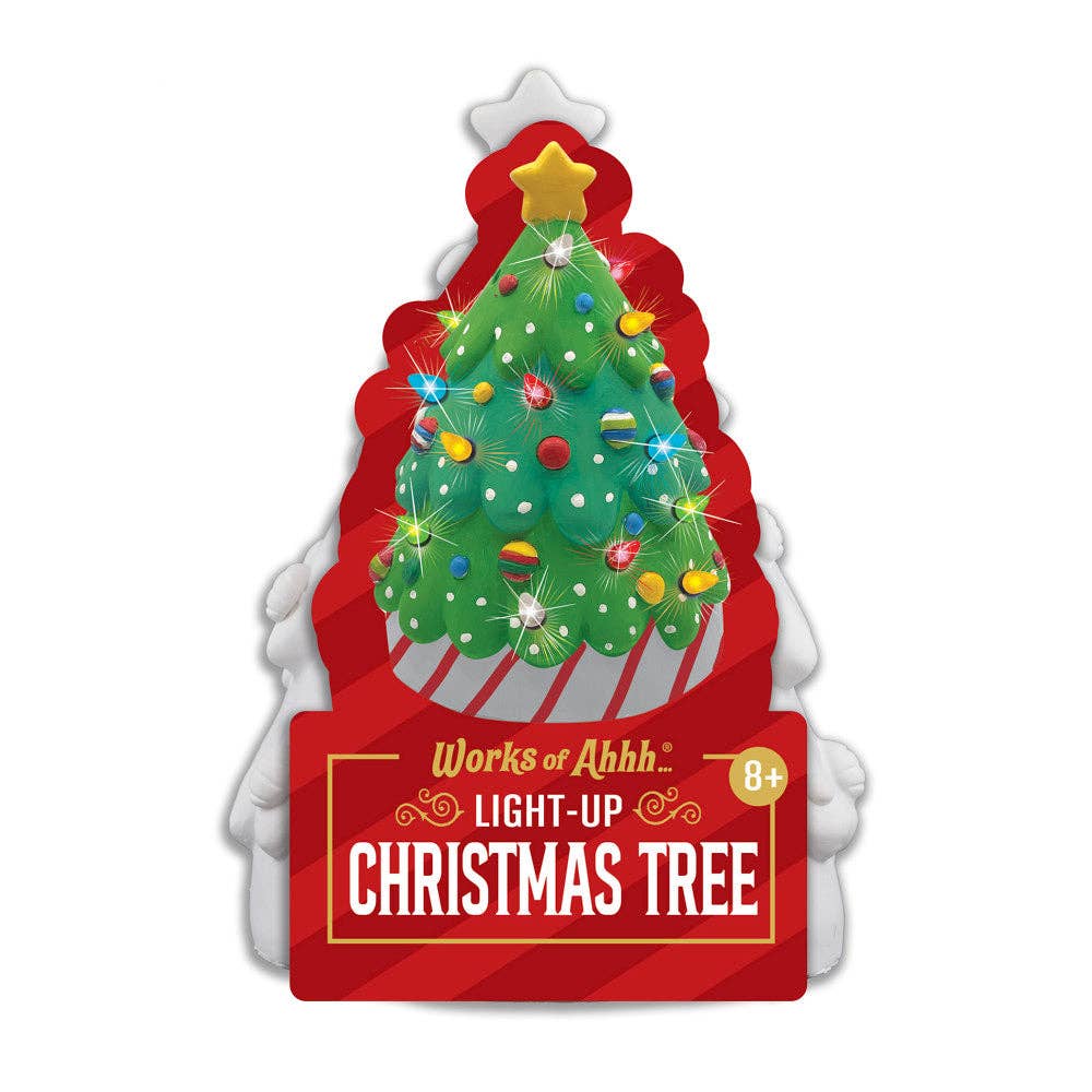 Light-Up Christmas Tree - 6" Plaster Paint Kit