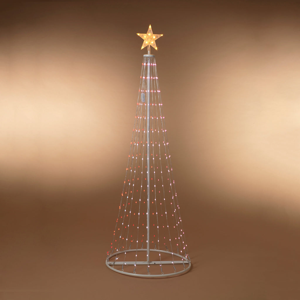 6 Foot Color Changing Indoor/Outdoor Pole Tree