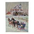 Lighted Easel Artwork - Sleighride